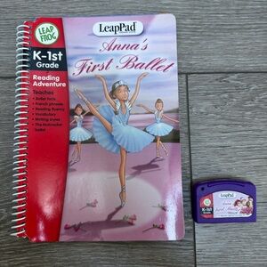 LEAPFROG LEAP PAD ANNA’S FIRST BALLET BOOK AND CARTRIDGE K-1ST READING